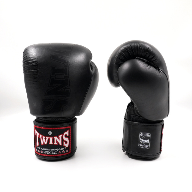 Luvas de boxe pretas Twins BGVL-8
