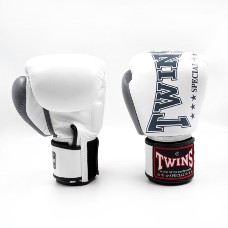 Guantoni da boxe Twins BGVL 8 bianchi/grigi