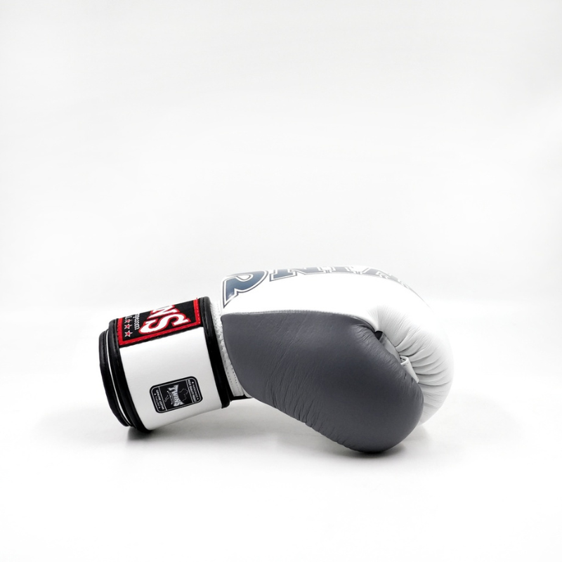 Boxhandschuhe Twins BGVL 8  Weiß/Grau