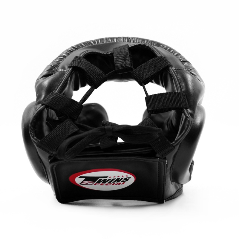 Casco da boxe nero Twins HGL-3