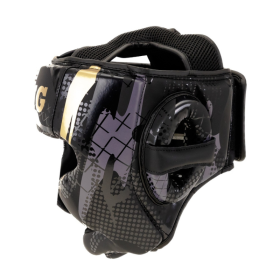 Capacete King Pro Boxing Shogun 2 Preto/Dourado