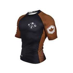 Rashguard Kingz IBBJF Ranked V3 Braun