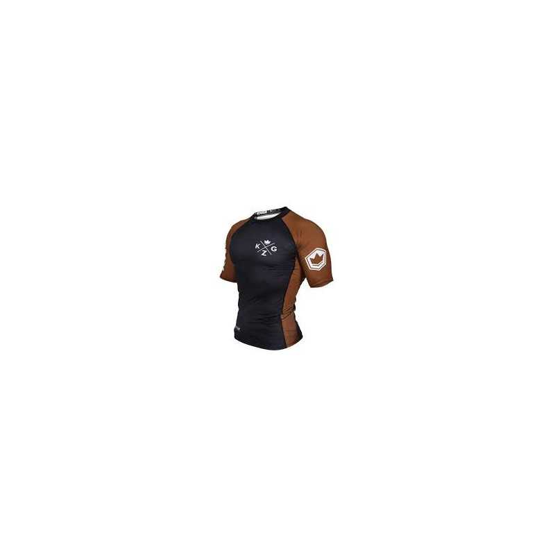 Rashguard Kingz IBBJF Ranked V3 Braun