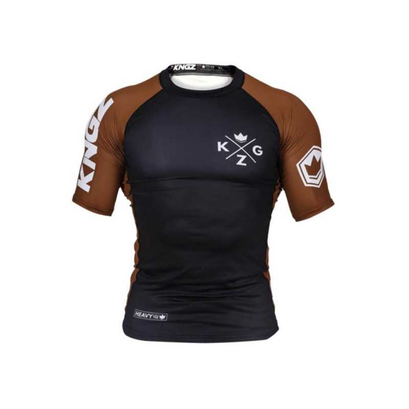 Rashguard Kingz IBBJF Ranked V3 Braun