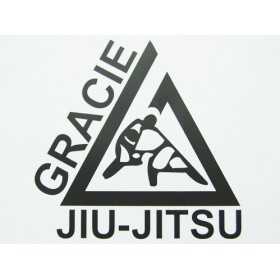 Adesivo Triângulo Preto Gracie