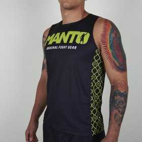 Manto Tanktop Victory Zwart Groen