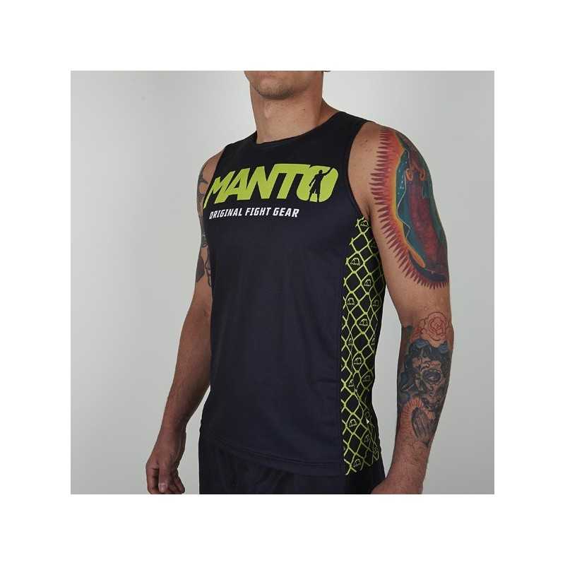 Manto Tank Top Victory Schwarz Grün