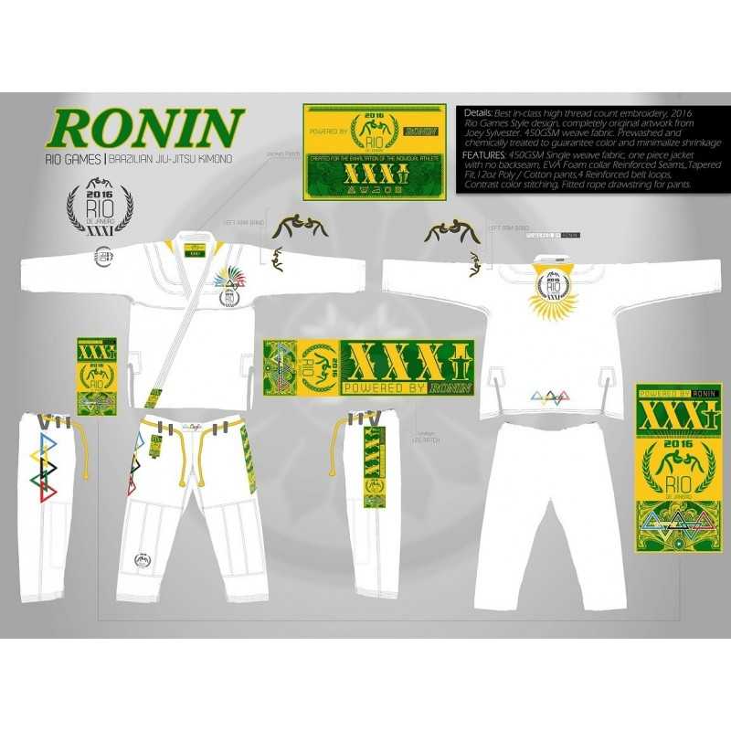 QUIMONO RONIN RIO JIUJITSU 2016