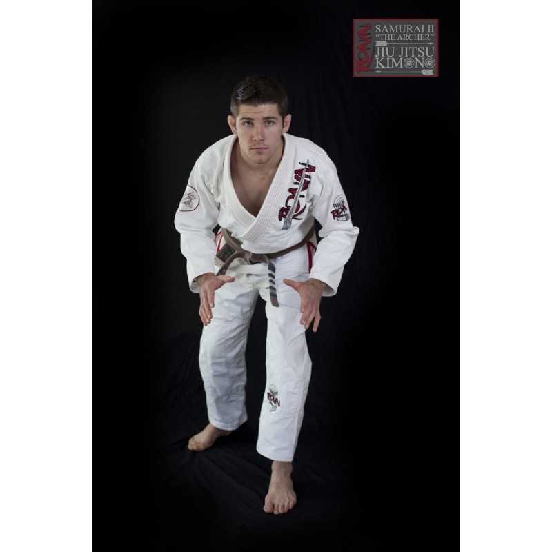 KIMONO JIU JITSU RONIN SAMURAI SCHUTTER WIT