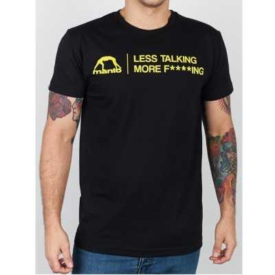 T-SHIRT MANTO MOTTO NOIR