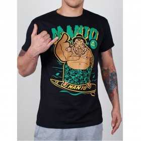 Camiseta preta Manto Samoa