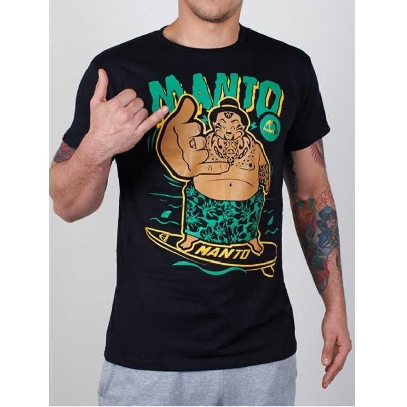 Manto Samoa Schwarzes T-Shirt