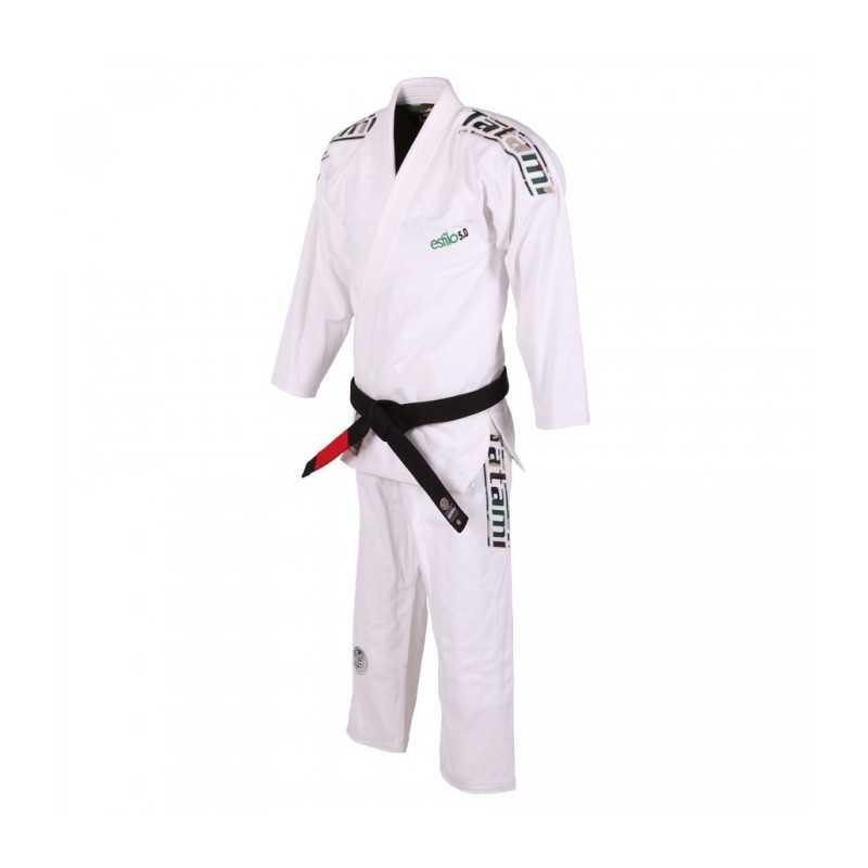 QUIMONO JIU JITSU TATAMI FIGHTWEAR ESTILO 5.0 BRANCO E CAMO