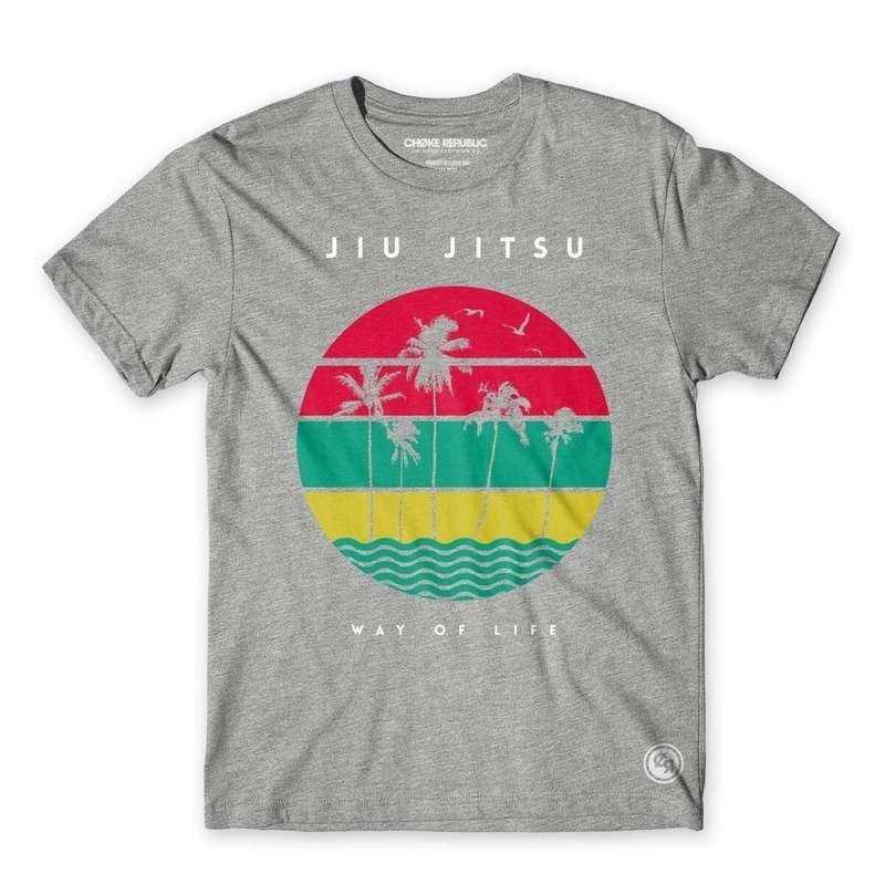 TEE SHIRT JIU JITSU WAY OF LIFE GRIS