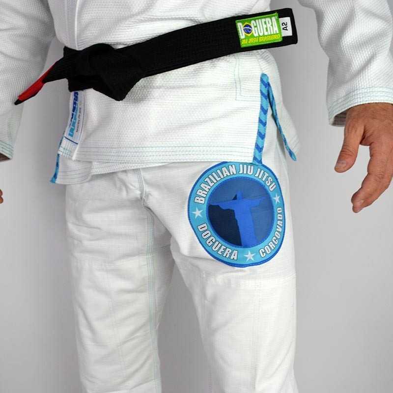 KIMONO DOGUERA ELEMENTAR BLANC AVEC CEINTURE