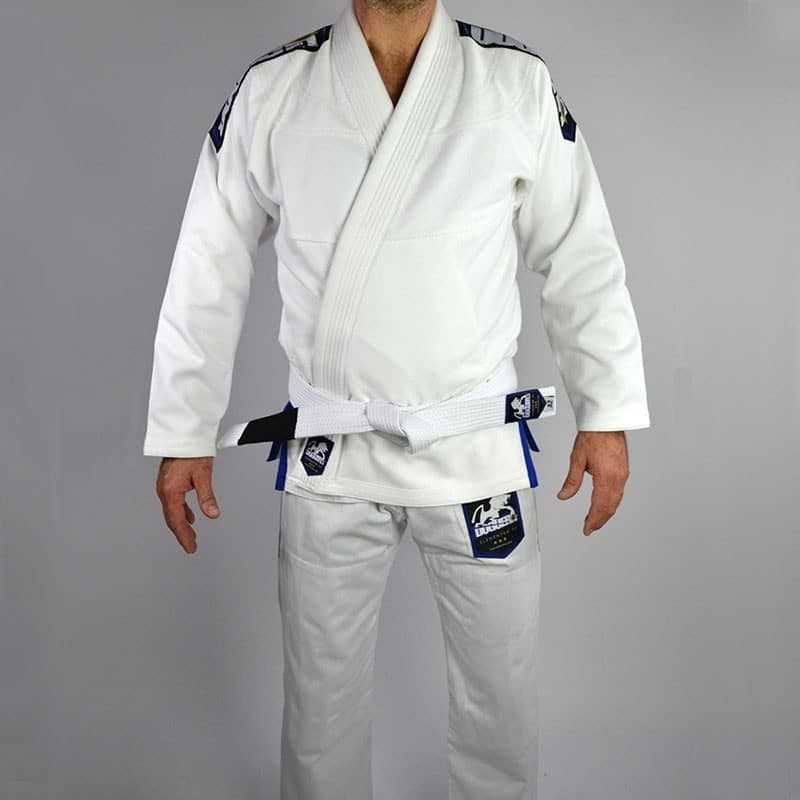 KIMONO DOGUERA ELEMENTAR BLANC AVEC CEINTURE