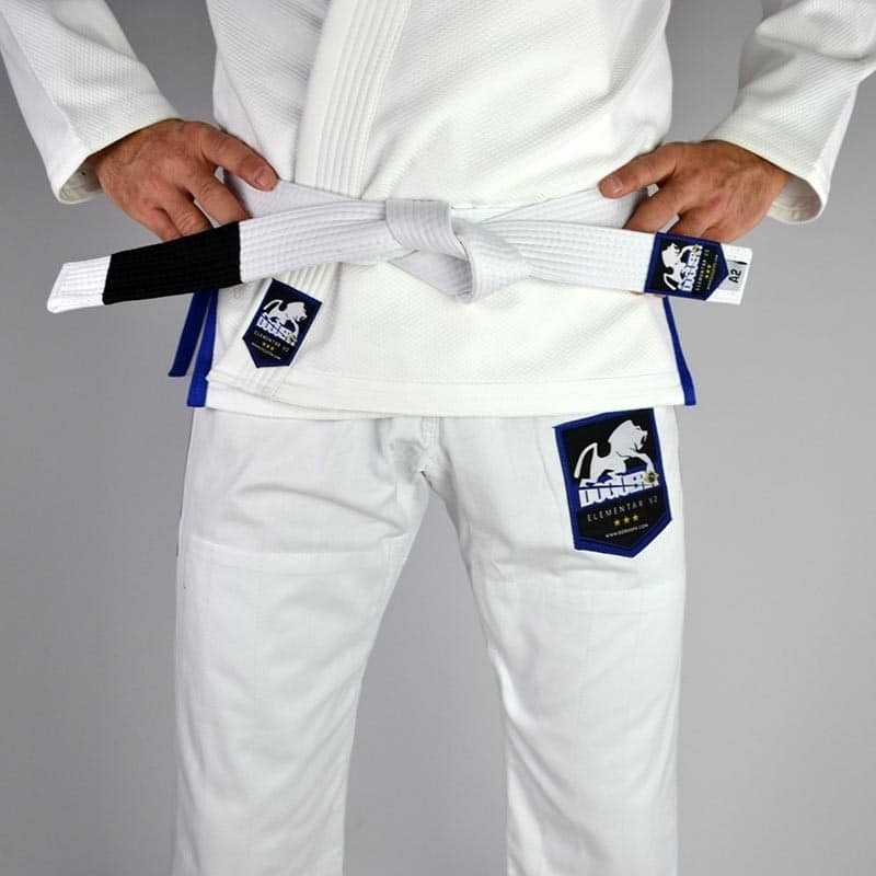 KIMONO DOGUERA ELEMENTAR BLANC AVEC CEINTURE
