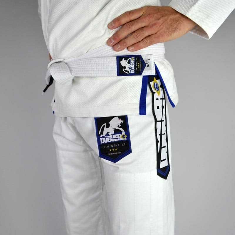 KIMONO DOGUERA ELEMENTAR BLANC AVEC CEINTURE