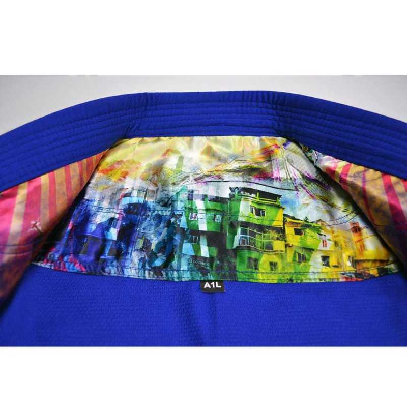 KIMONO DOGUERA ARTE SUAVE BRASILEIRA BLEU