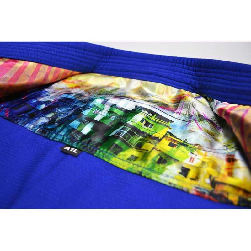 KIMONO DOGUERA ARTE SUAVE BRASILEIRA BLEU
