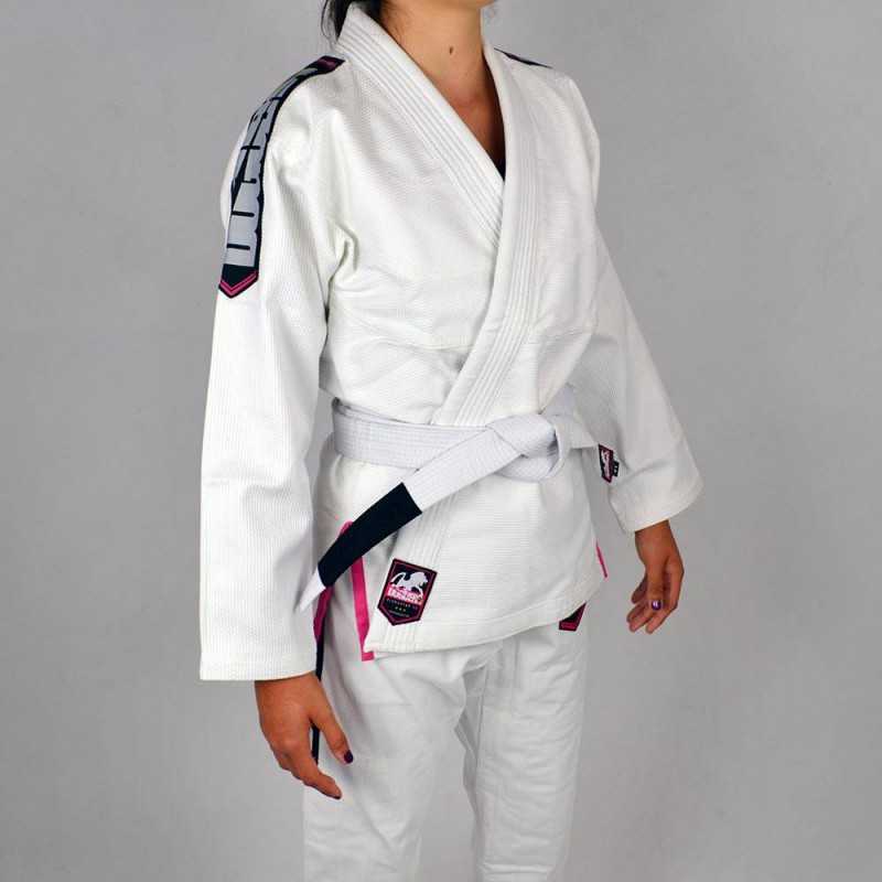 KIMONO DOGUERA ELEMENTAR BLANC AVEC CEINTURE