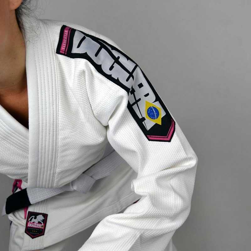 KIMONO DOGUERA ELEMENTAR BLANC AVEC CEINTURE