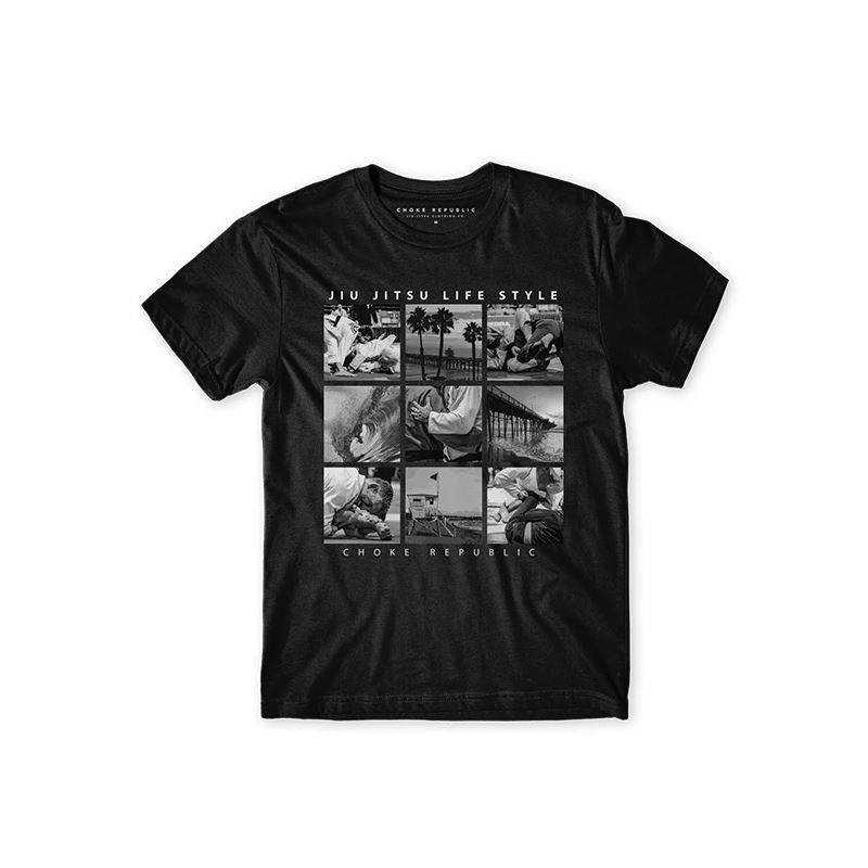 TEE SHIRT CHOKE RPLC BJJ LIFE STYLE BLANC