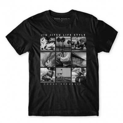 TEE SHIRT CHOKE RPLC BJJ LIFE STYLE BLANC