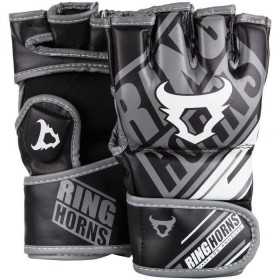 Gants de MMA Ringhorns Charger Noir/Jaune Fluo