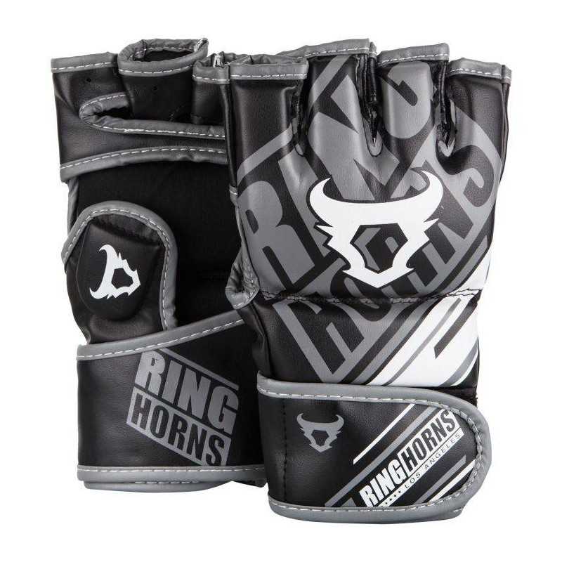Gants de MMA Ringhorns Charger Noir/Jaune Fluo