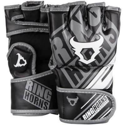 Gants de MMA Ringhorns Charger Noir/Jaune Fluo