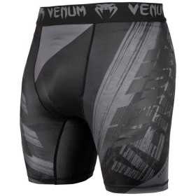 SHORT DE COMPRESSION MMA VENUM AMRAP - NOIR/GRIS