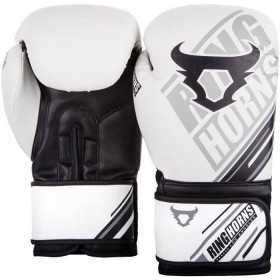 GANTS DE BOXE RINGHORNS NITRO - BLANC