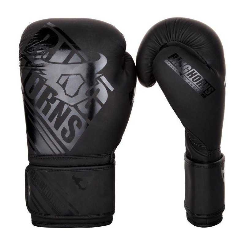 GANTS DE BOXE RINGHORNS NITRO - NOIR/NOIR