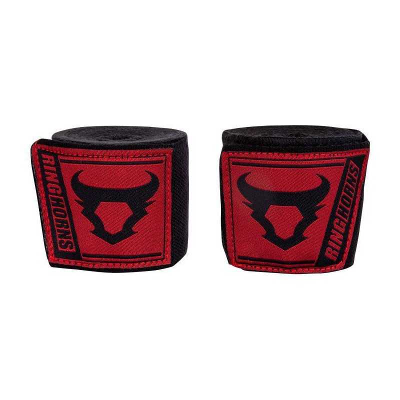 BANDAGES DE BOXE RINGHORNS CHARGER - NOIR - 2,5 MÈTRES