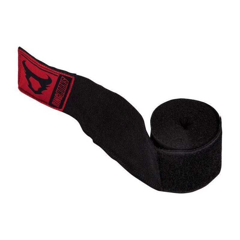 BANDAGES DE BOXE RINGHORNS CHARGER - NOIR - 2,5 MÈTRES