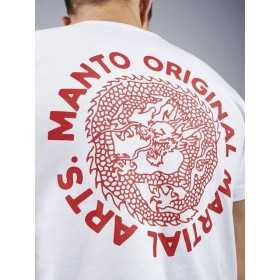 T-SHIRT MANTO MARTIAL ARTS BLANC