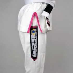 Calça Doguera Jiu Jitsu Grappling Luta Livre Branco Feminina