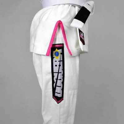 Pantalón Doguera Jiu Jitsu Grappling Luta Livre Blanco Mujer