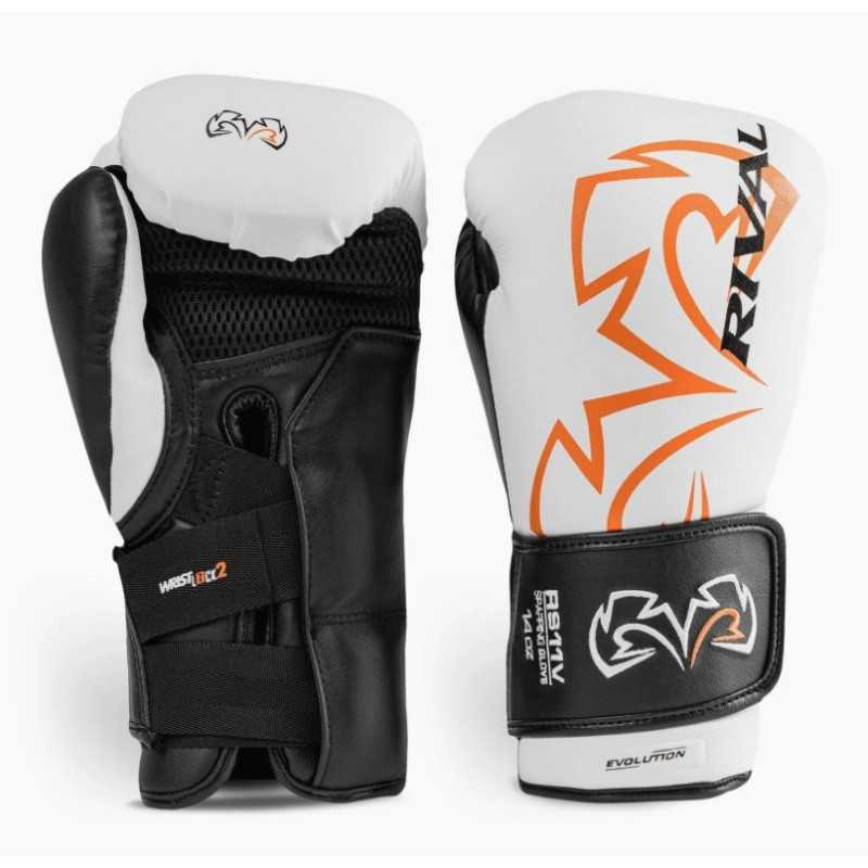 Rękawice bokserskie Rival Evolution Sparring RS11V białe