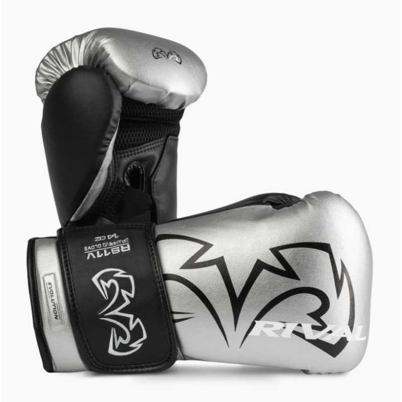 Rękawice bokserskie Rival Evolution Sparring RS11V Silver