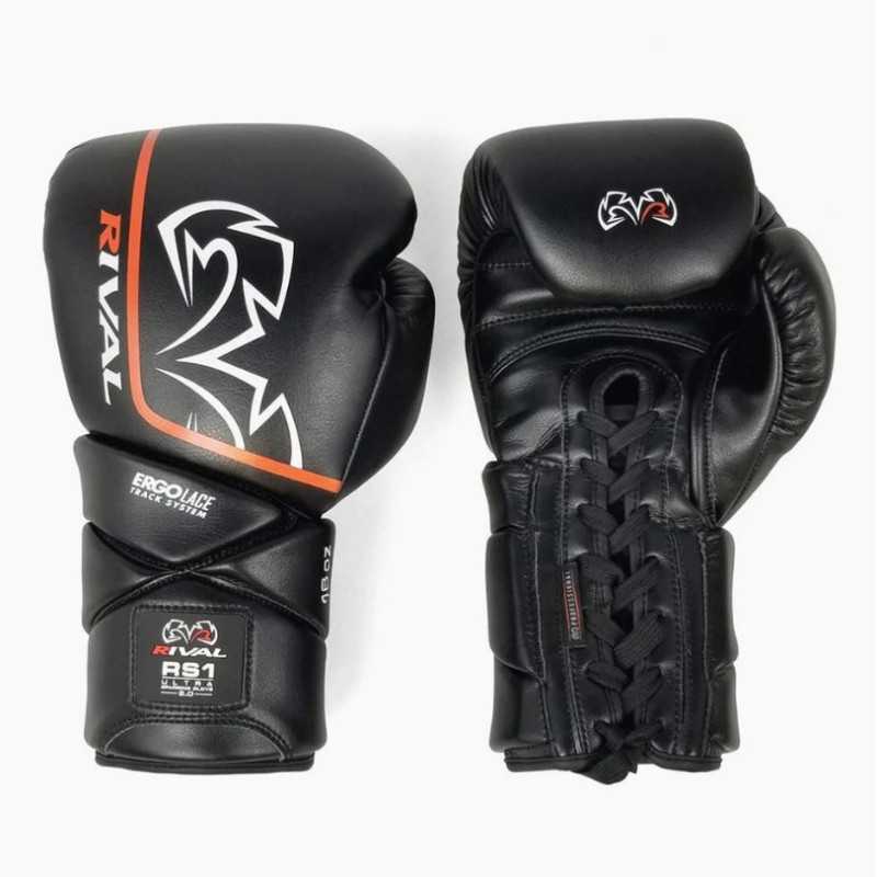 Boxhandschuhe Rival Ultra Sparring RS1 2.0  Schwarz