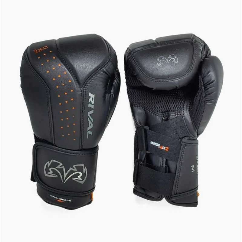 Boxhandschuhe Rival Intelli Shock RB10  Schwarz
